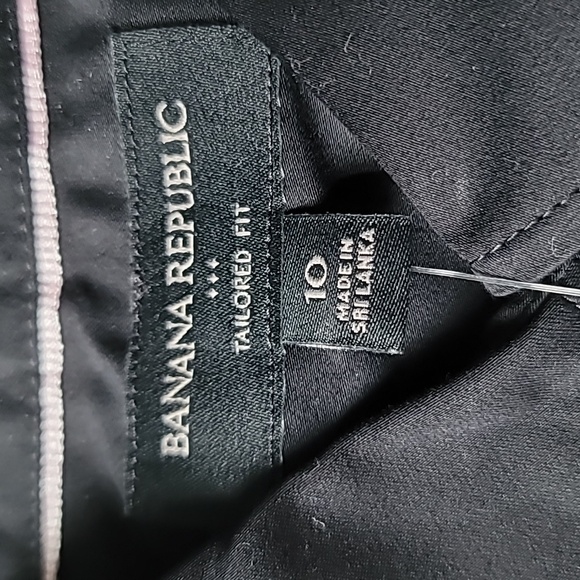 NWT Banana Republic easy care non-iron dress shirt tailored fit, size 10 - Picture 5 of 12